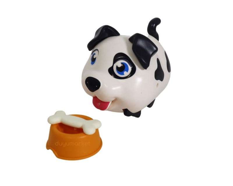 Sesli Sevimli Köpek Ve Eğlenceli Tekne Set - Siyah