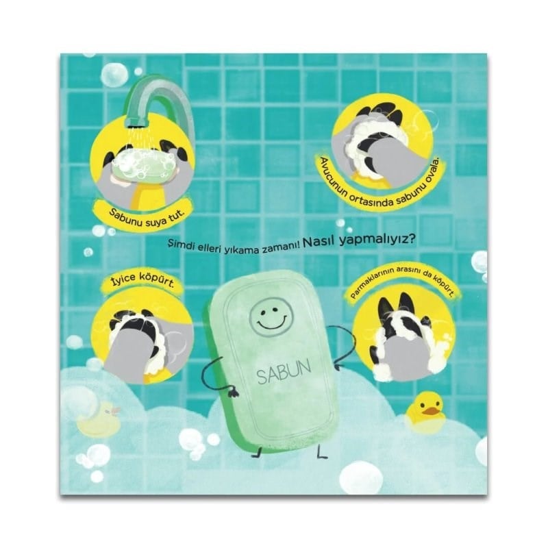 Sevimli Kuzu Kırpık İle Banyo Zamanı