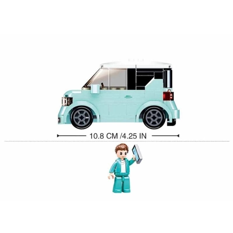 Sluban Mini Handcraft Party Car Mavi