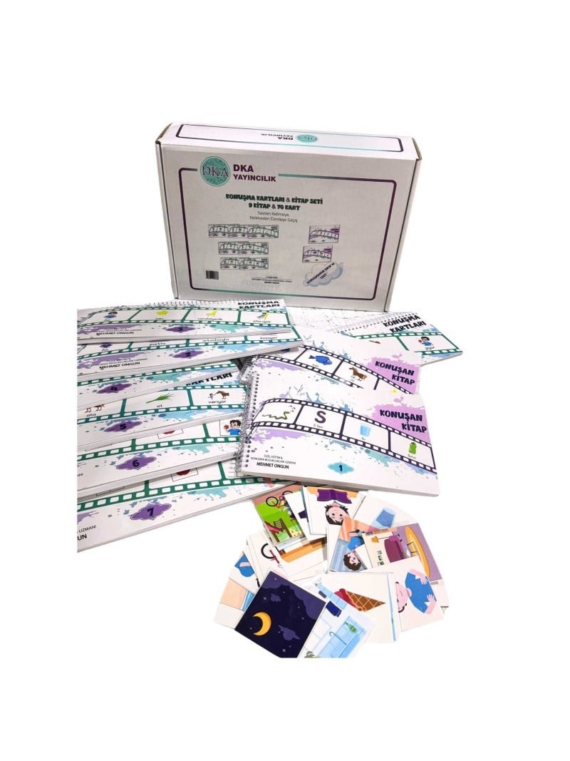 Speech Academy 5n1k’sı Dil Ve Konuşma Terapisi İletişim Becerileri Tam Set (1.set Ve 2. Set )