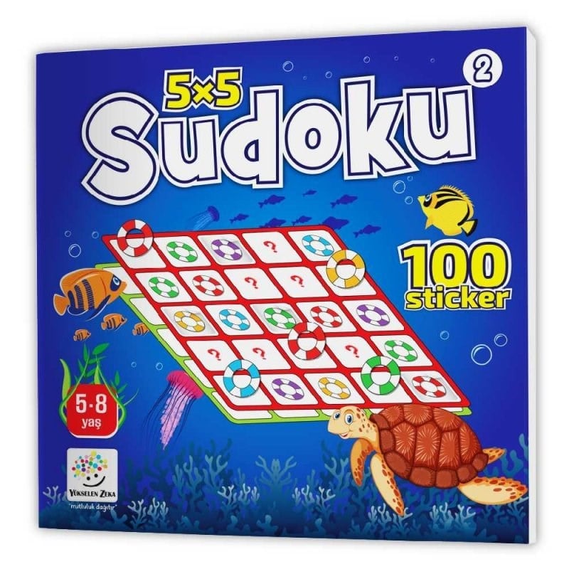 Stickerlı Sudoku Seti 5x5 (5-8 Yaş)