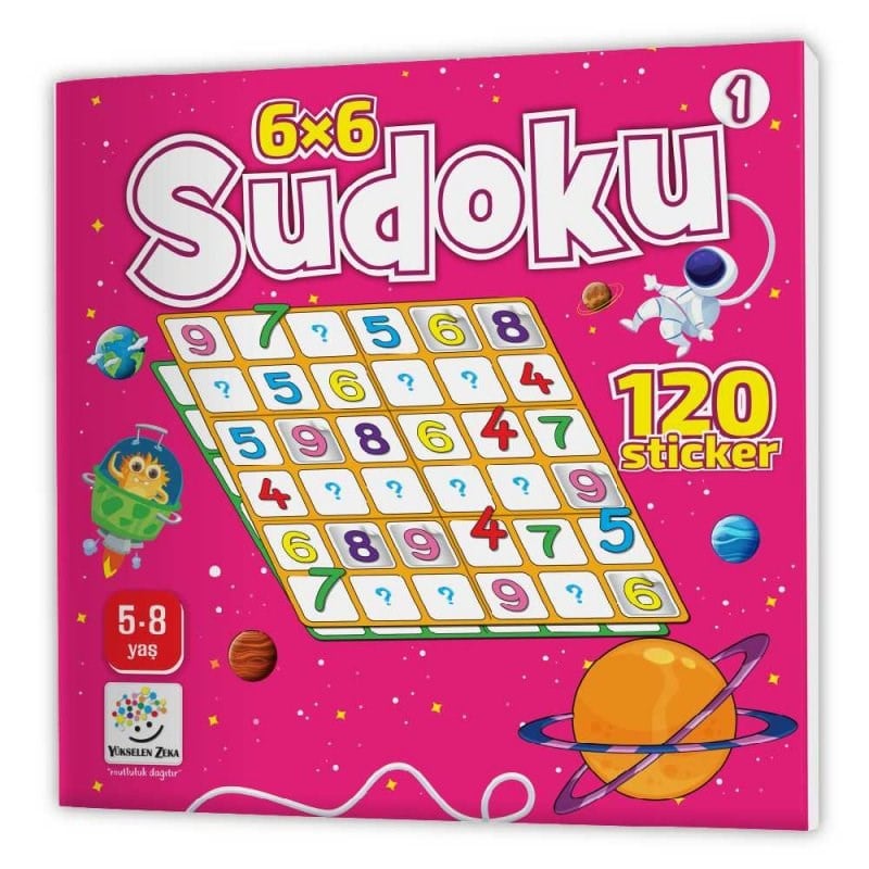 Stickerlı Sudoku Seti 5x5 (5-8 Yaş)