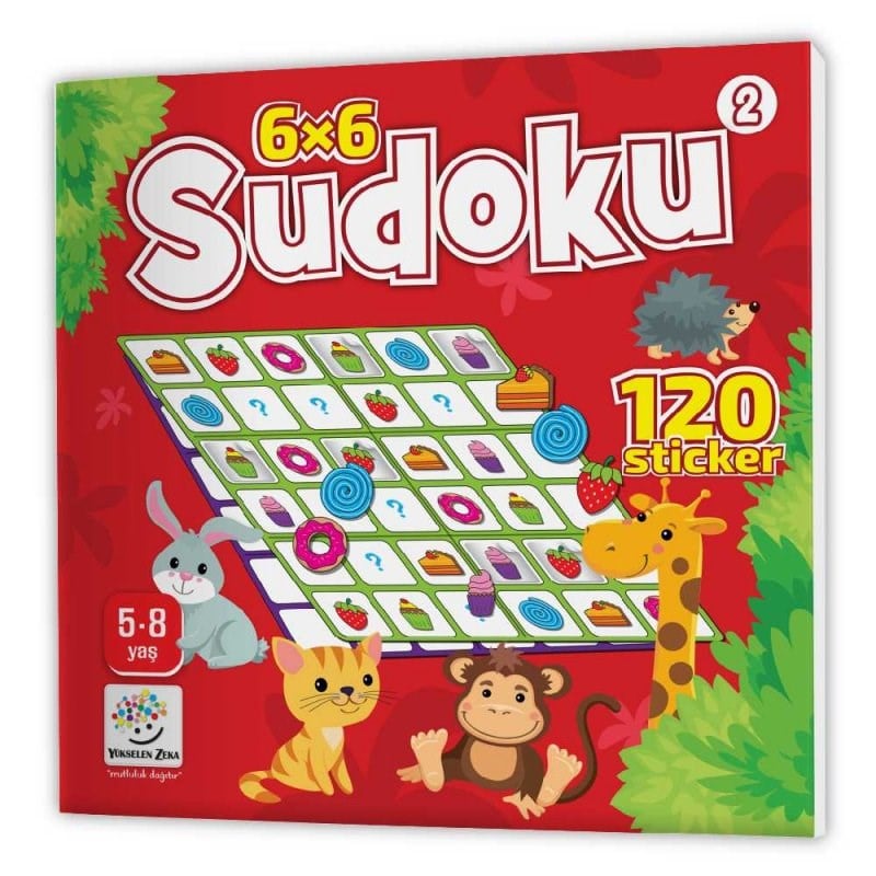 Stickerlı Sudoku Seti 5x5 (5-8 Yaş)