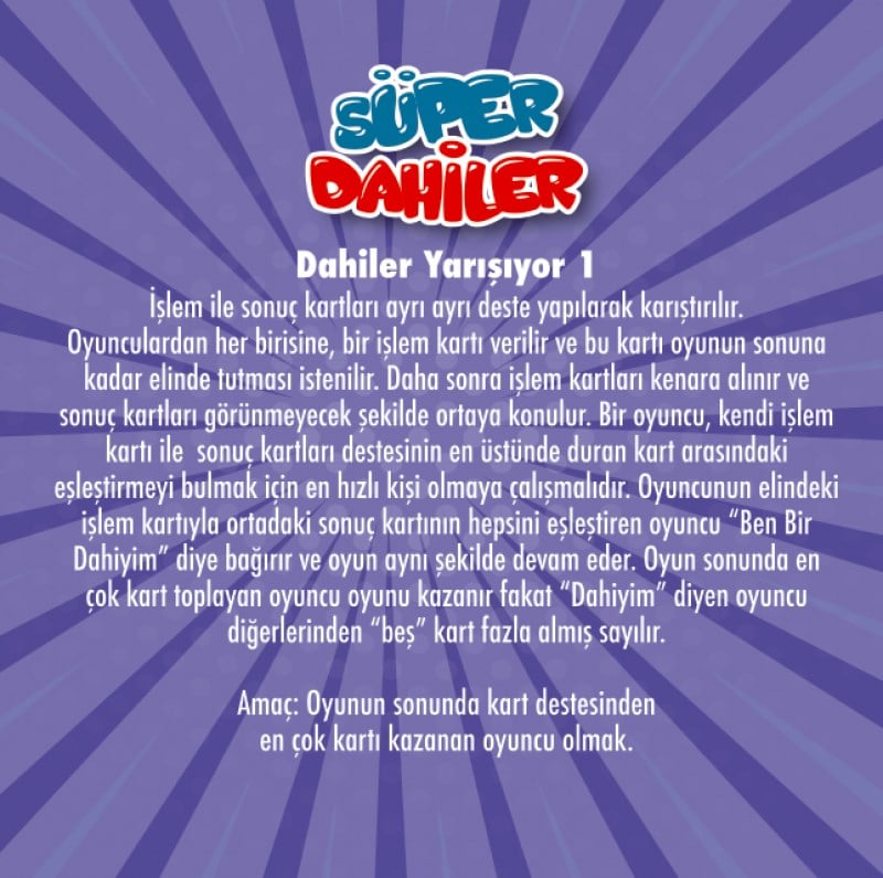 Süper Dahiler Çarpım Tablosu 2 (6x'den 9x'e)