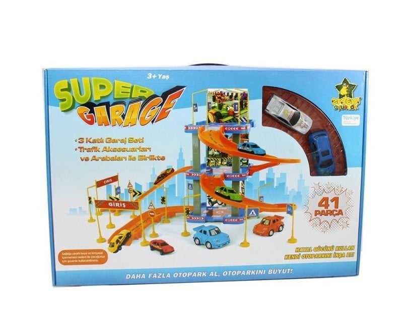 Süper Garaj Seti 3 Katlı - 41 Parça (Esg-06)