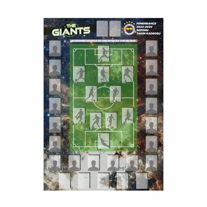 The Giants Fenerbahçe Dev Poster Ve Çıkartma Seti