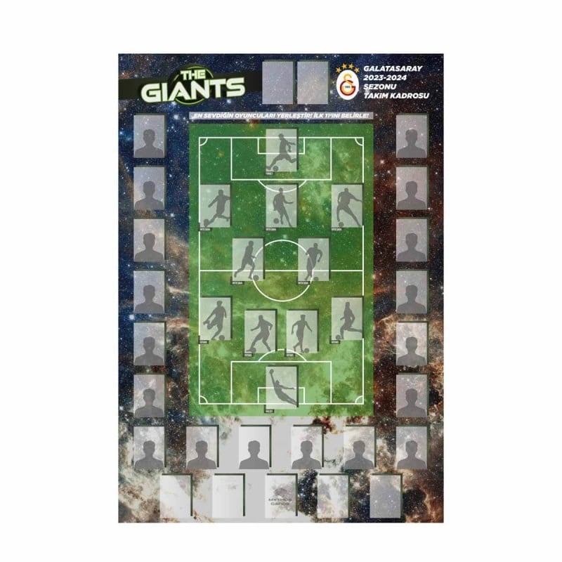 The Giants Galatasaray Dev Poster Ve Çıkartma Seti