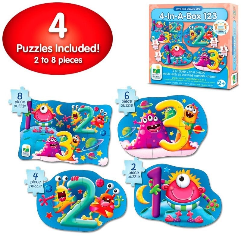 The Learning Journey 4 Puzzle Bir Arada - 123