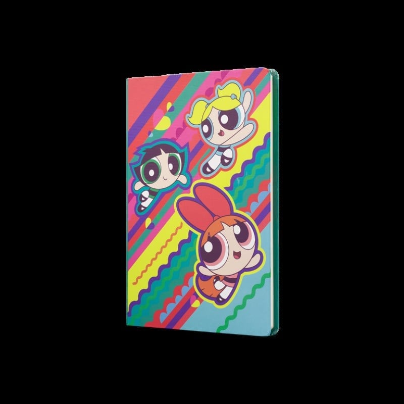 The Powerpuff Girls Sert Kapak Butik Defter - Çizgisiz