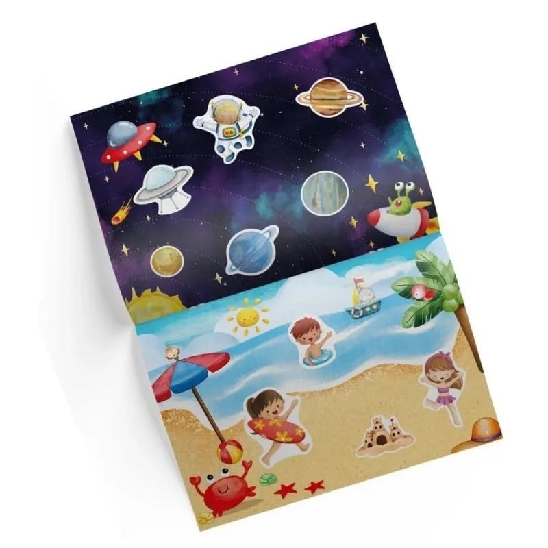 Tükenmeyen Sticker Kitabım (Tekrar Tekrar Kullanılabilen Sticker)