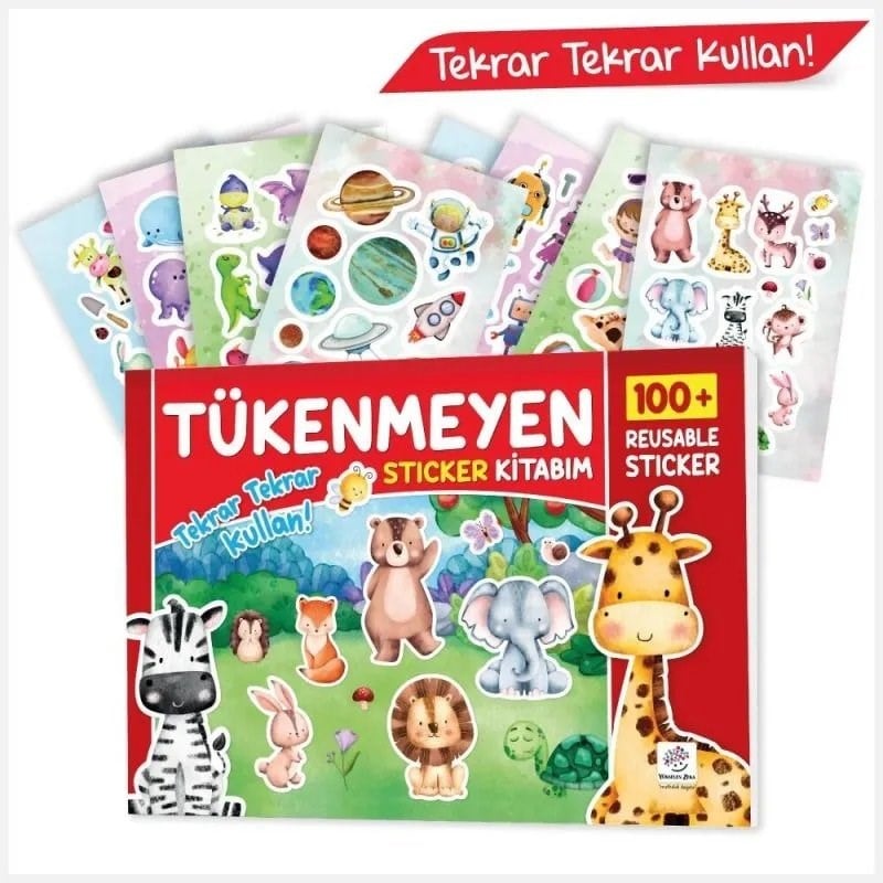 Tükenmeyen Sticker Kitabım (Tekrar Tekrar Kullanılabilen Sticker)