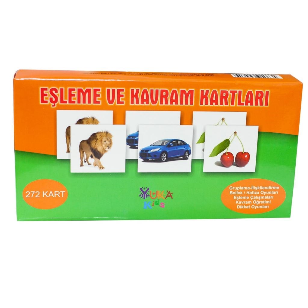 Yuka Eşleme Ve Kavram Kartları 272 Parça- Okul Öncesi Ve Özel Eğitim Seti