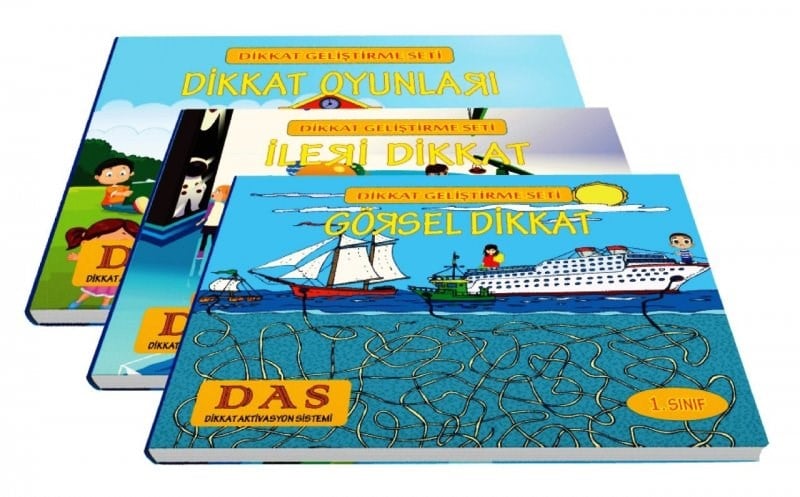 Yuka Kids Dikkat Geliştirme Seti 1. Sınıf (3 Kitap)