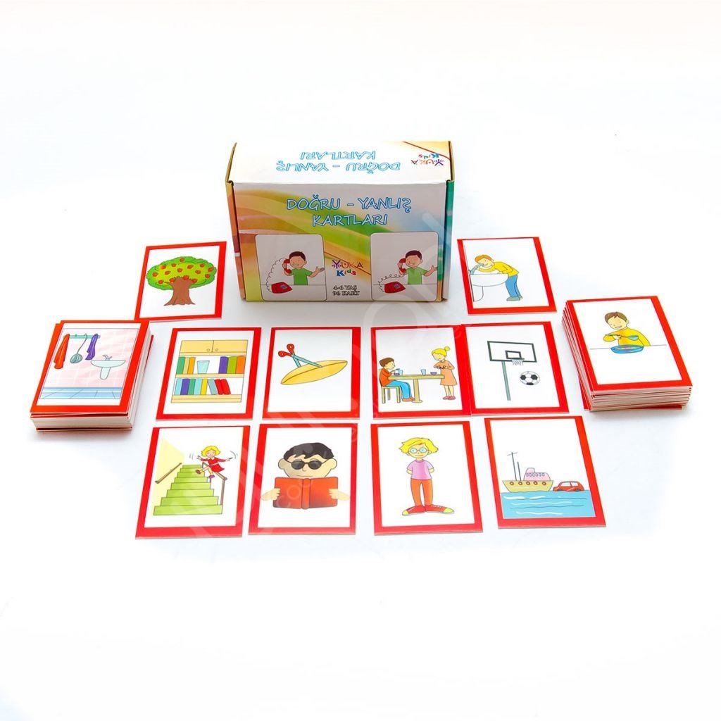 Yuka Kids Doğru Yanlış- Davranış Ve Dil Konuşma Terapisi Kartları