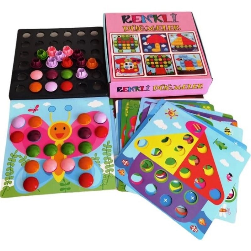 Yuka Kids Renkli Düğmeler