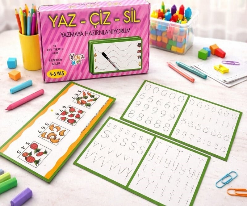Yuka Yaz-çiz-sil Yazmaya Hazırlanıyorum