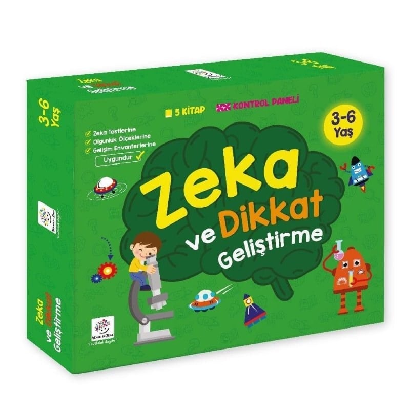 Yükselen Zeka 3-6 Yaş Zeka Ve Dikkat Geliştirme Seti
