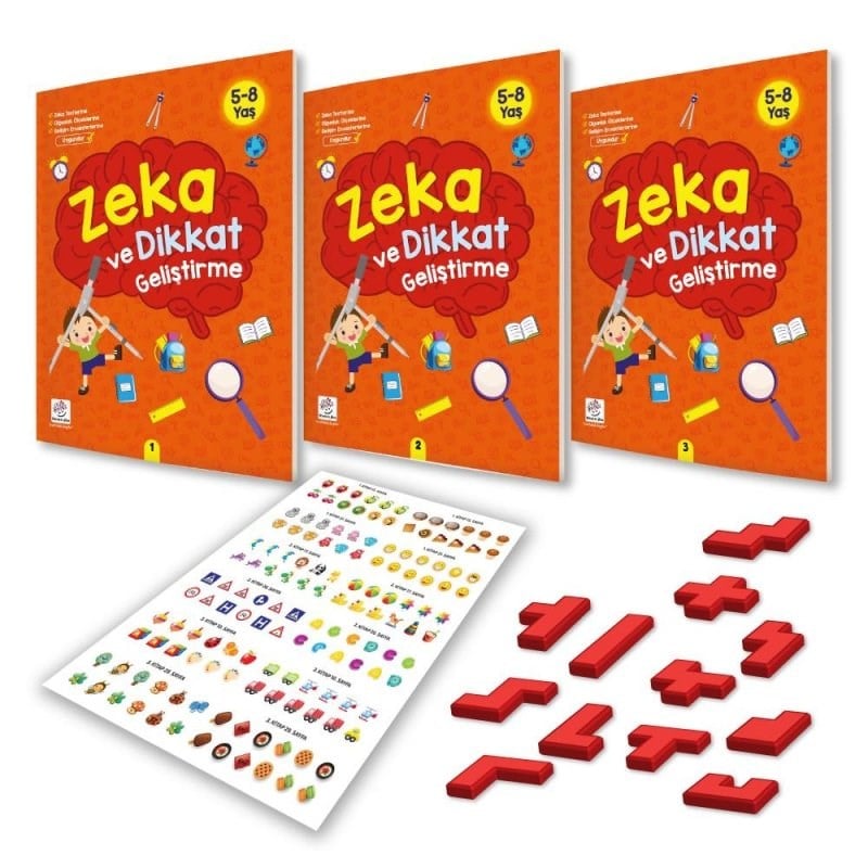 Yükselen Zeka 5-8 Yaş Zeka Ve Dikkat Geliştirme Seti