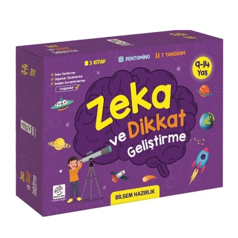 Yükselen Zeka 9-14 Yaş Zeka Ve Dikkat Geliştirme Seti