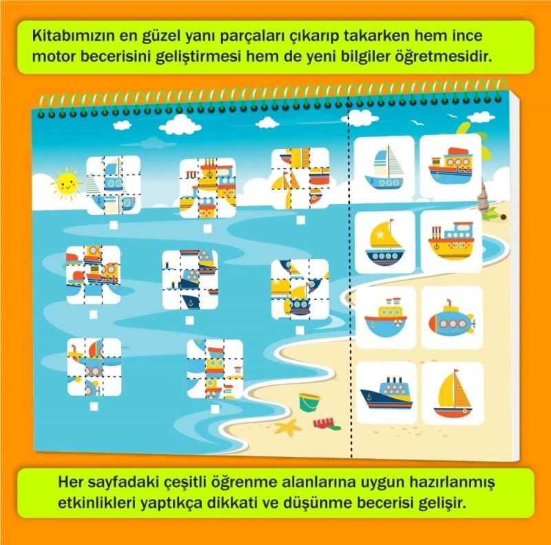 Yükselen Zeka Cırt Cırtlı Etkinlik Kitabım 4-6 Yaş
