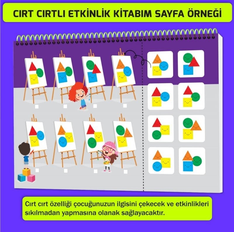 Yükselen Zeka Cırt Cırtlı Etkinlik Kitabım 4-6 Yaş