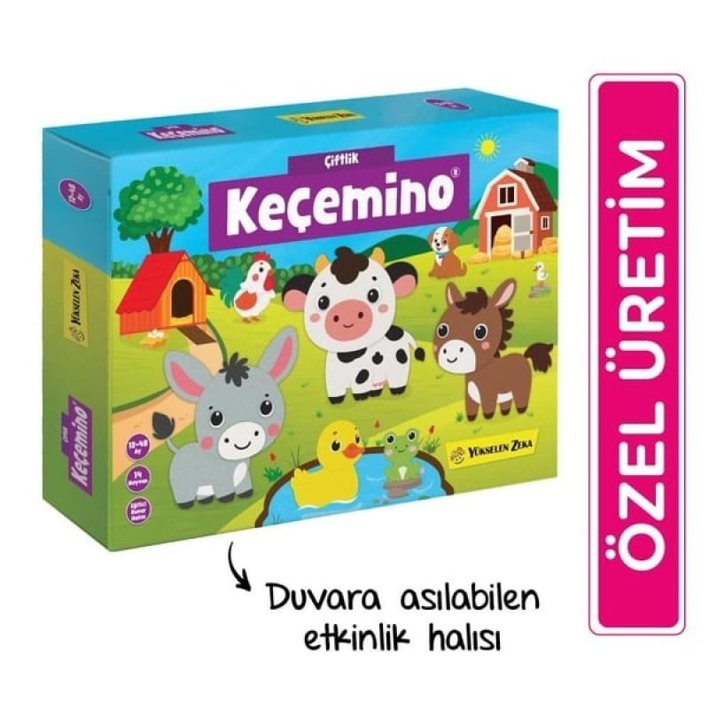 Yükselen Zeka Keçemino Etkinlik Halısı - Çiftlik