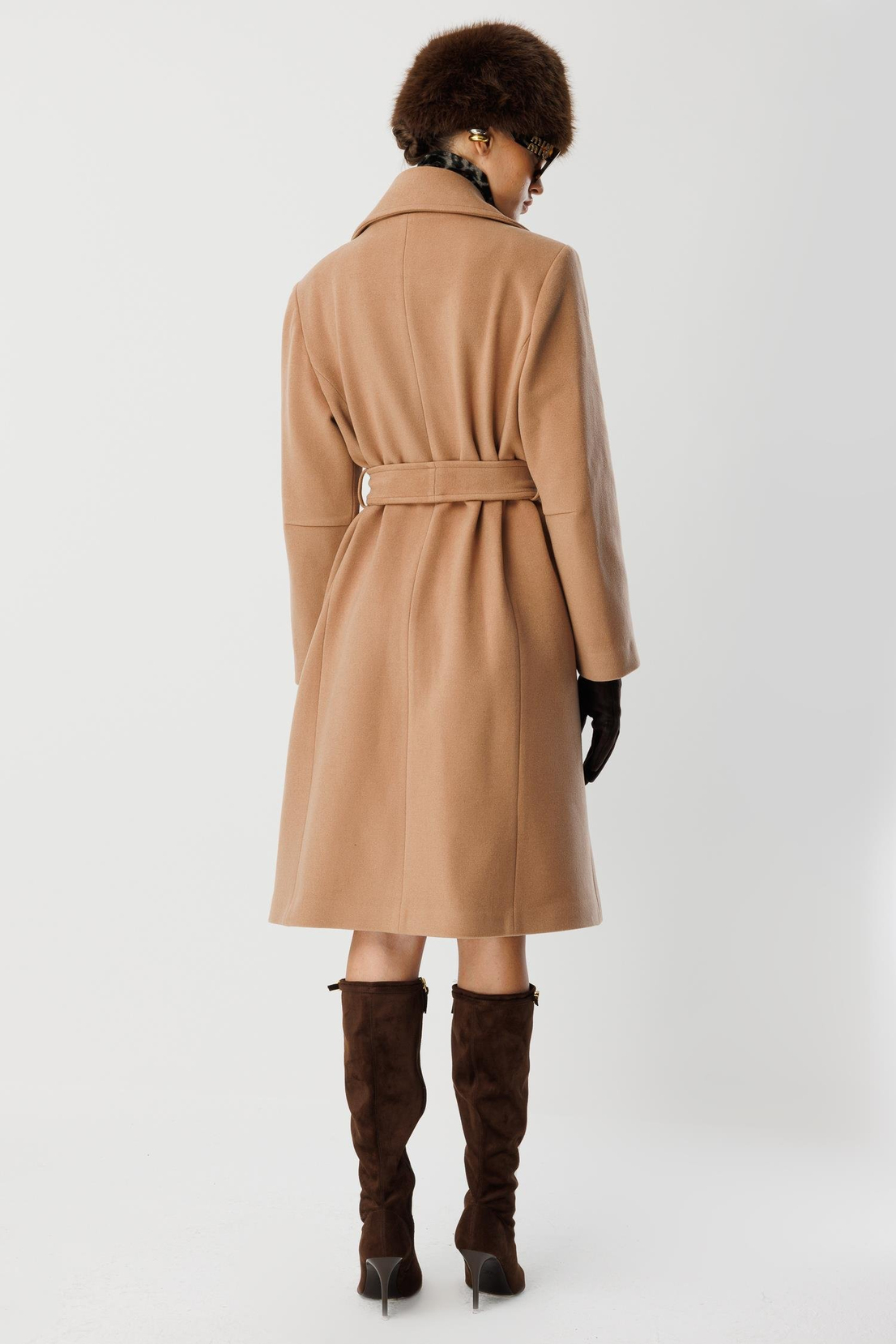 Astar Detaylı Kaşe Kaban BEJ