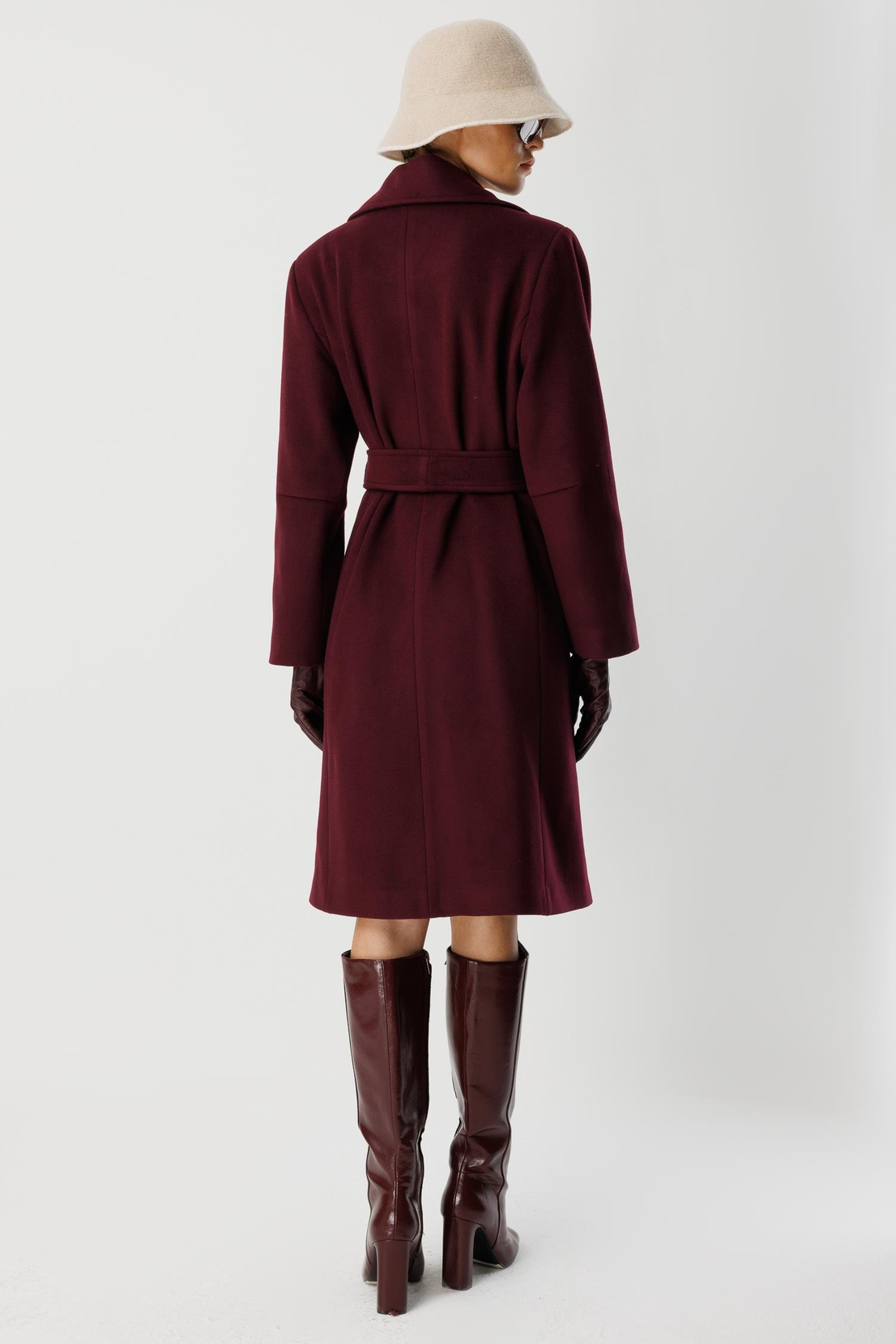 Astar Detaylı Kaşe Kaban MÜRDÜM