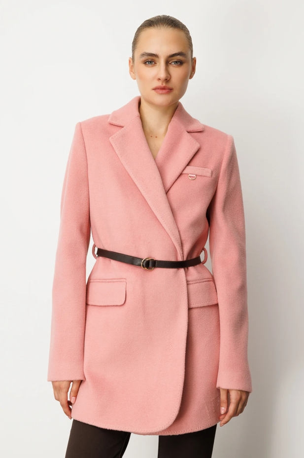 Beli Kemerli Kapak Cepli Kaban PEMBE