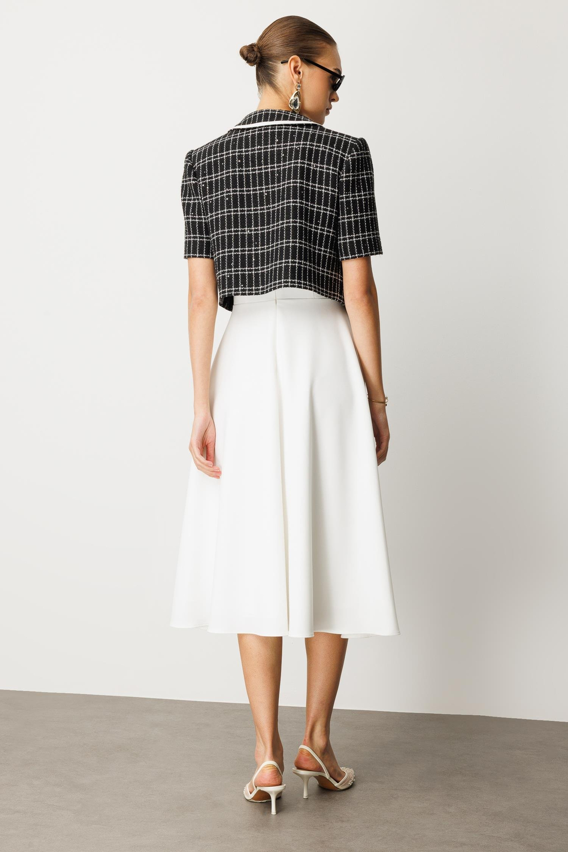 Biye Detaylı Chanel Takım SİYAH