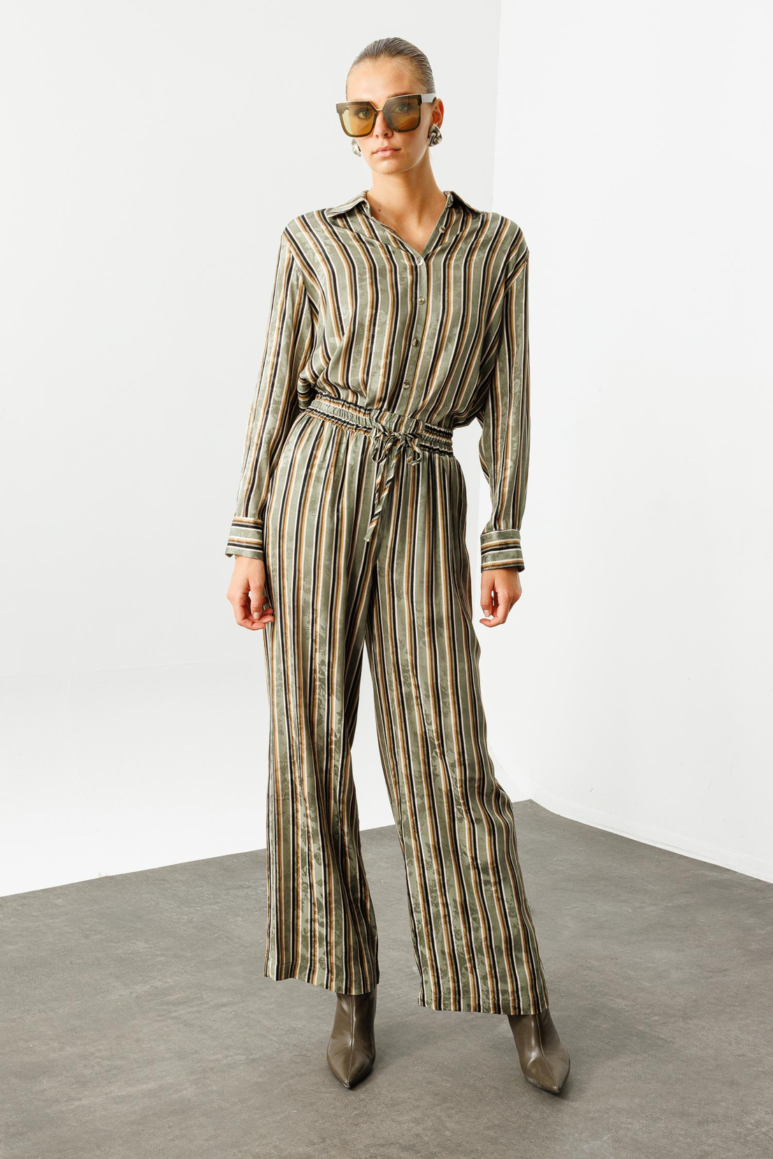 Gömlek Pantolon 2'li Takım YEŞİL