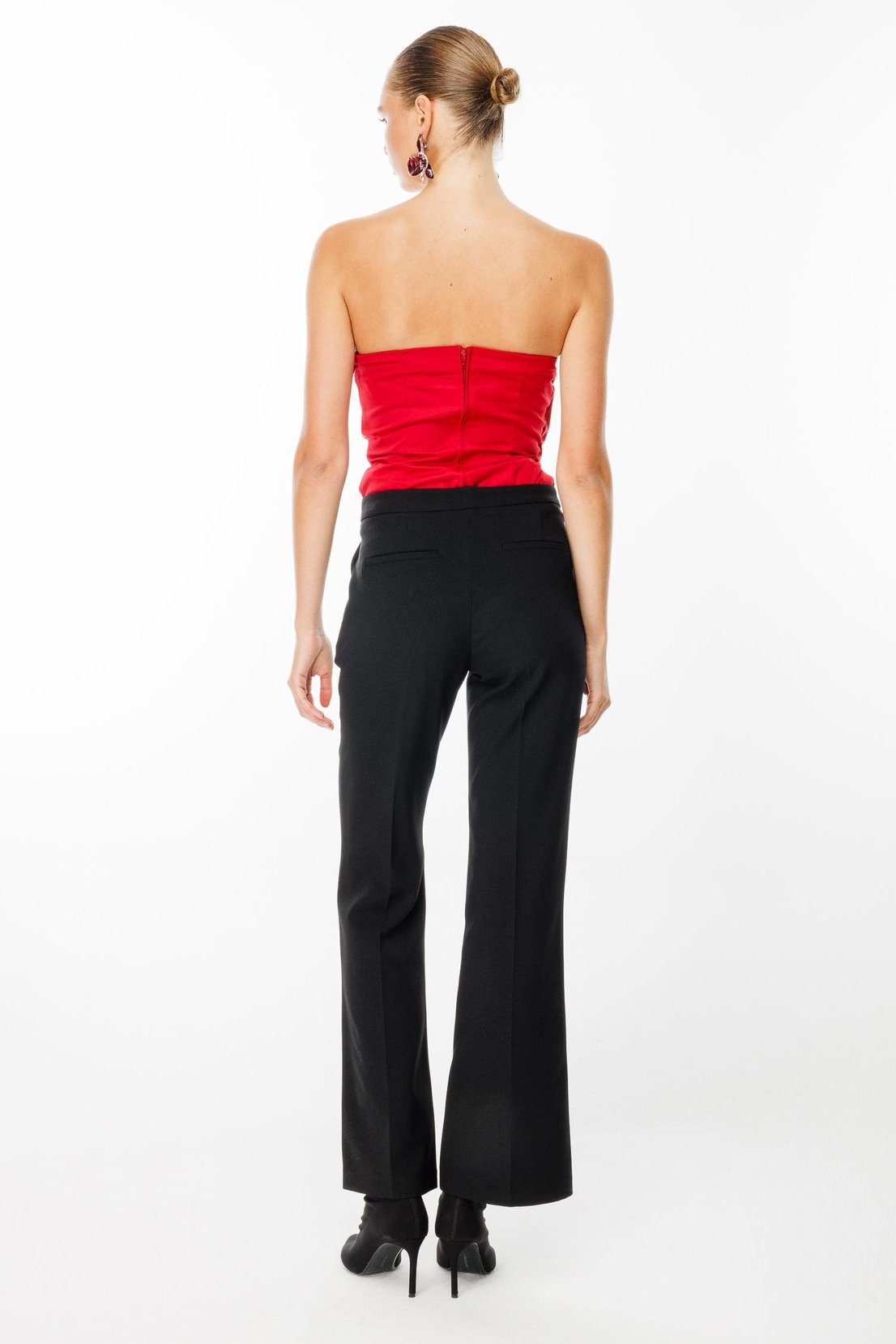 İspanyol Paça Pantolon SİYAH