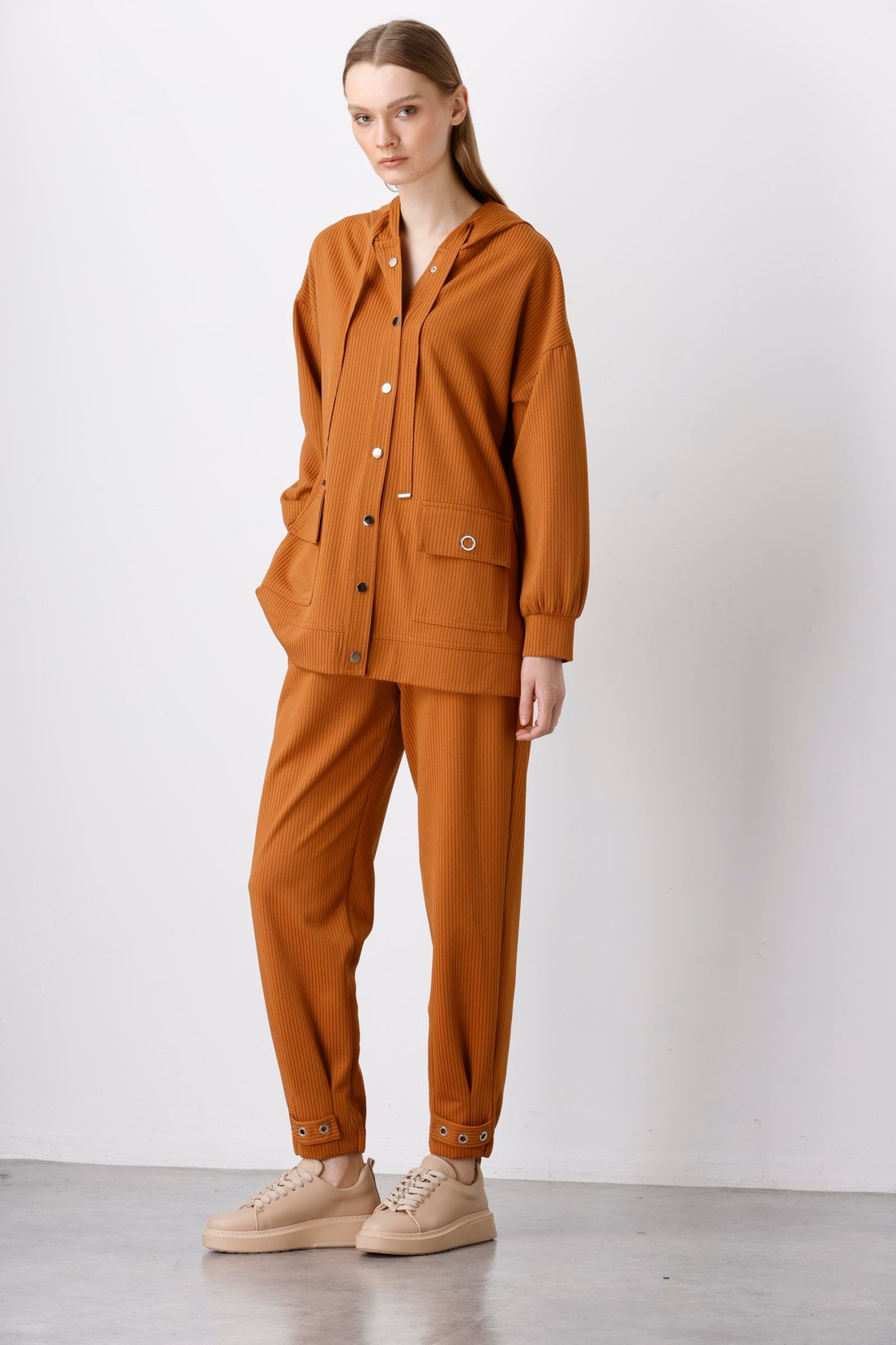 Kapüşonlu Örme Tunik TARÇIN