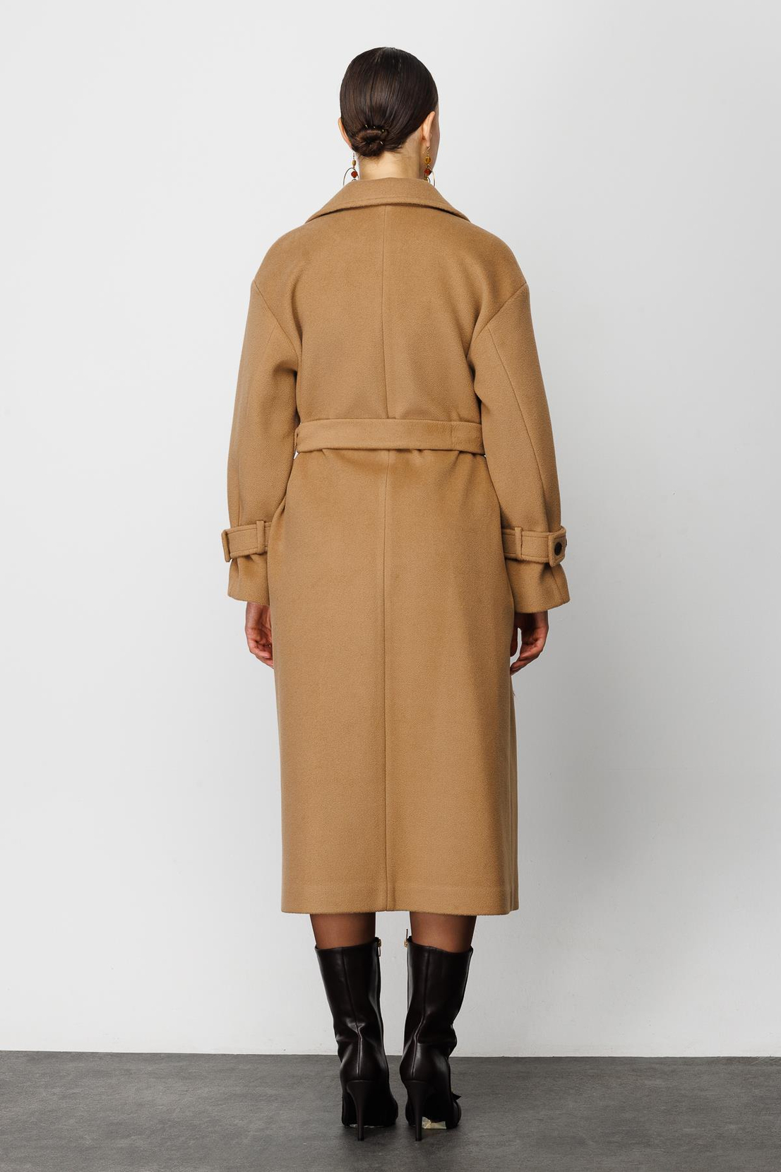 KRUVAZE YAKA KAŞE KABAN CAMEL