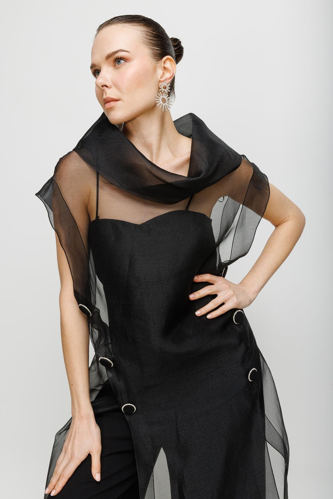 Organze Tulum SİYAH