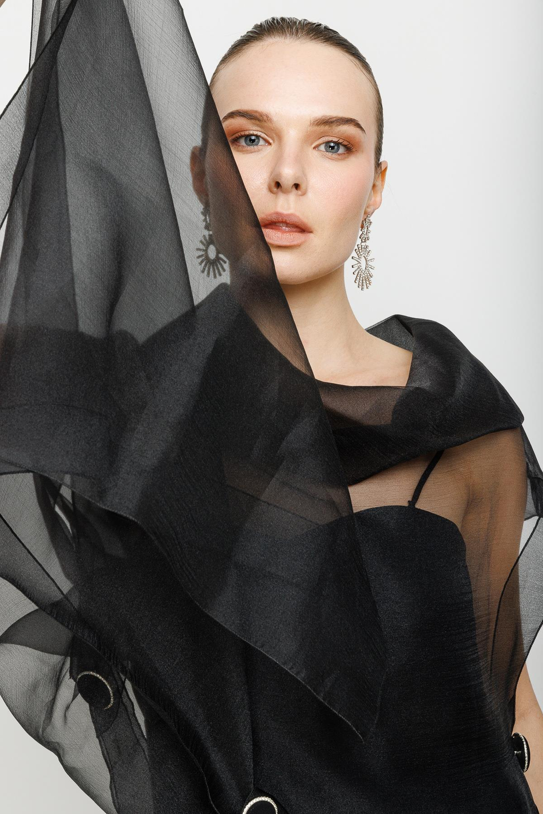 Organze Tulum SİYAH