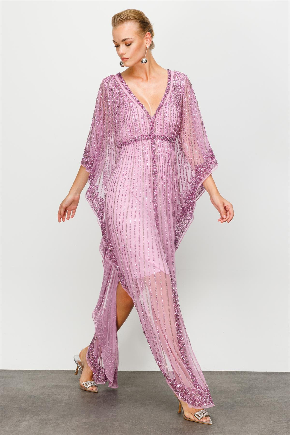 Payet Taşlı Panço Model Abiye