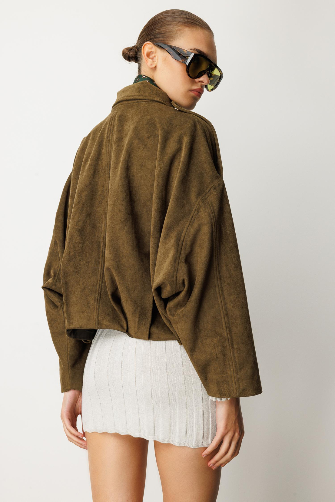 Yarasa Kol Bomber Ceket HAKİ