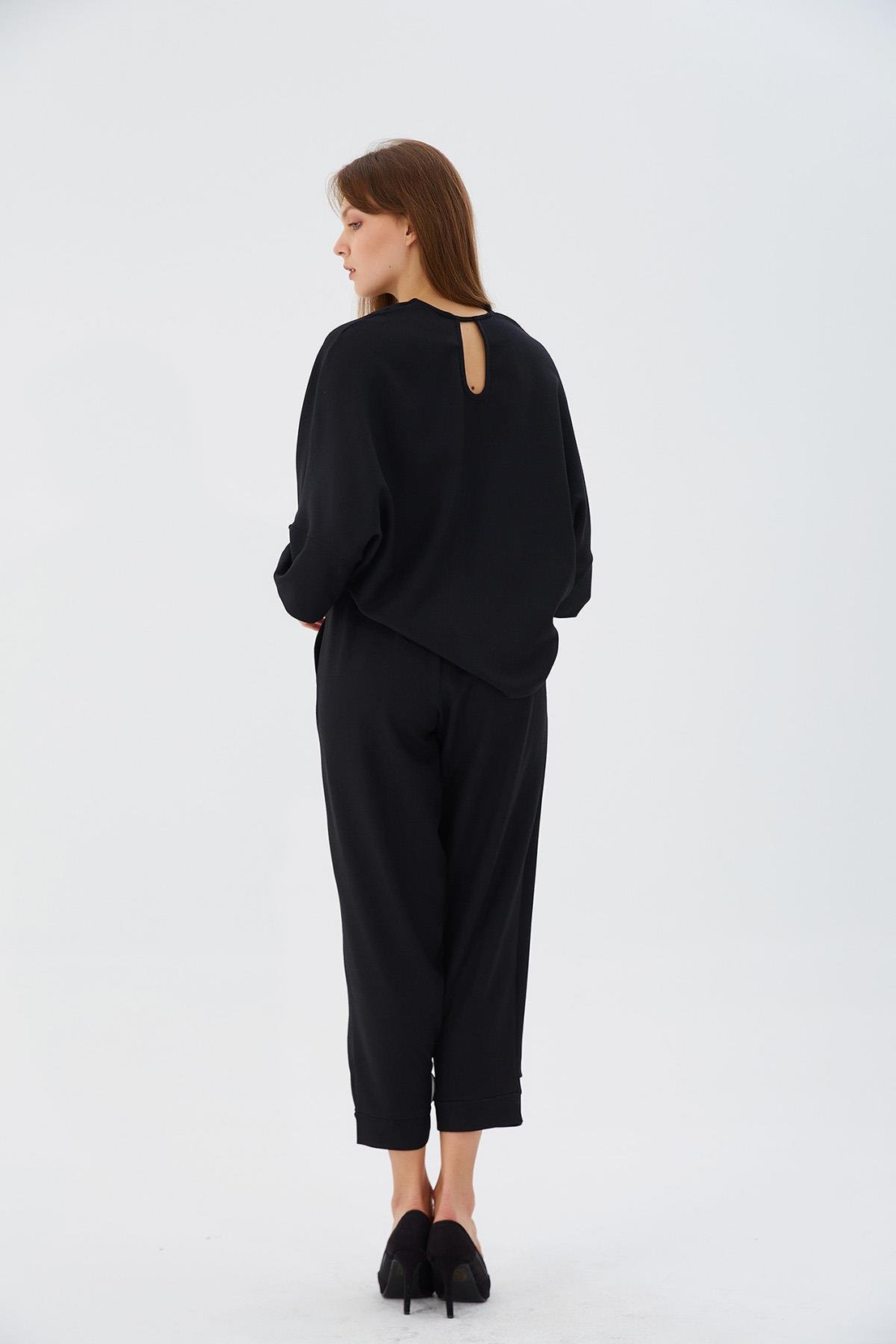 Yarasa Kol Siyah Bluz