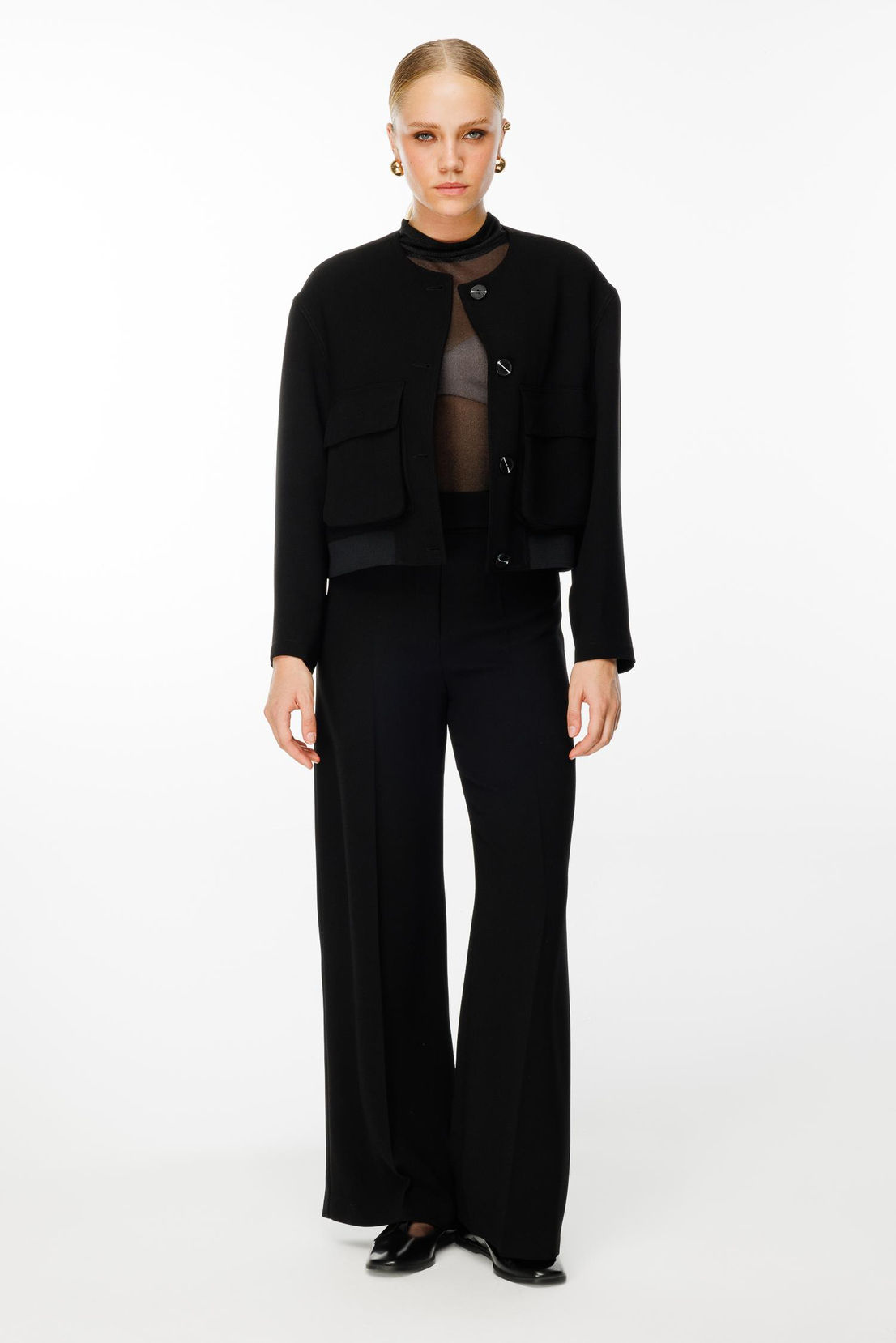 2'li Bomber Ceket Pantolon Takım SİYAH