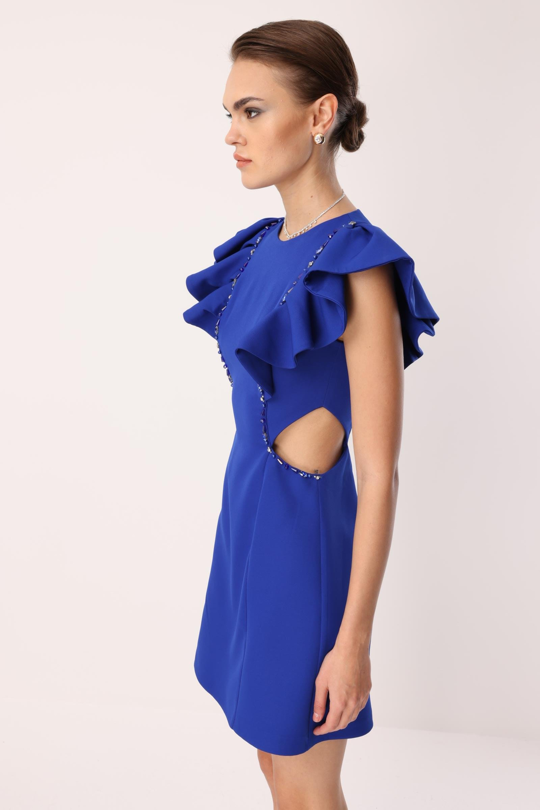 İki Yanı Açık Elbise SAKS