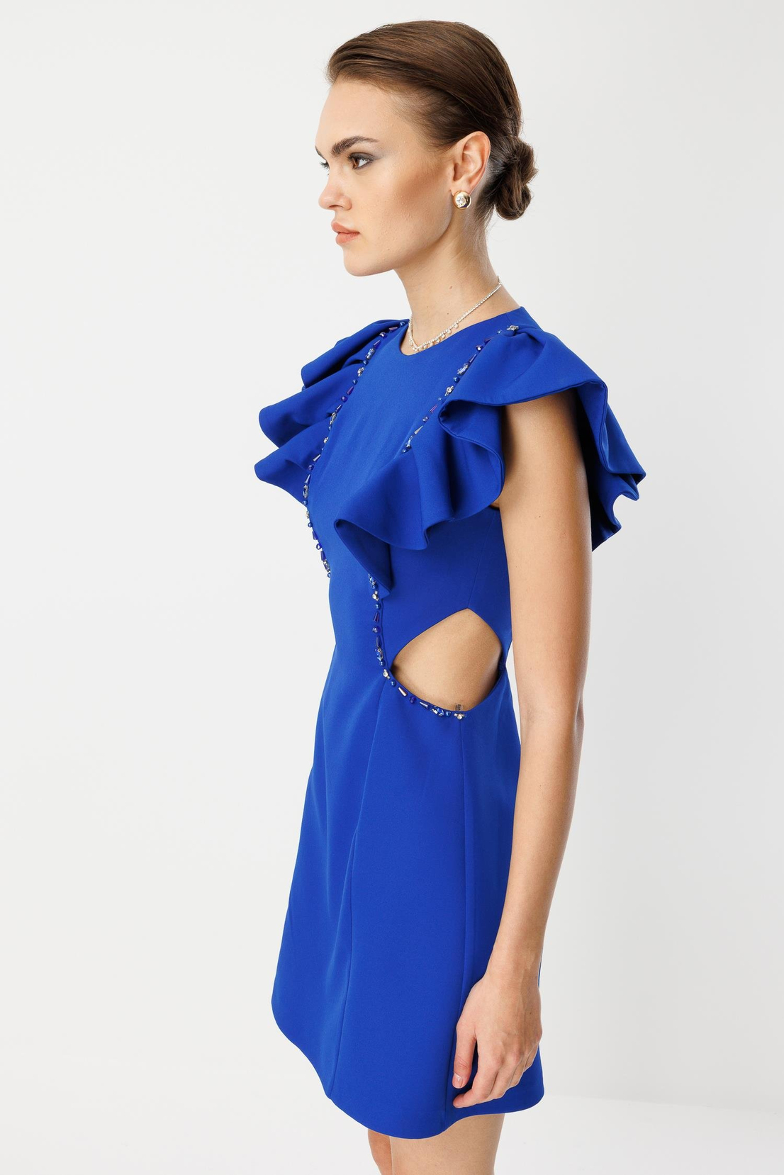 İki Yanı Açık Elbise SAKS