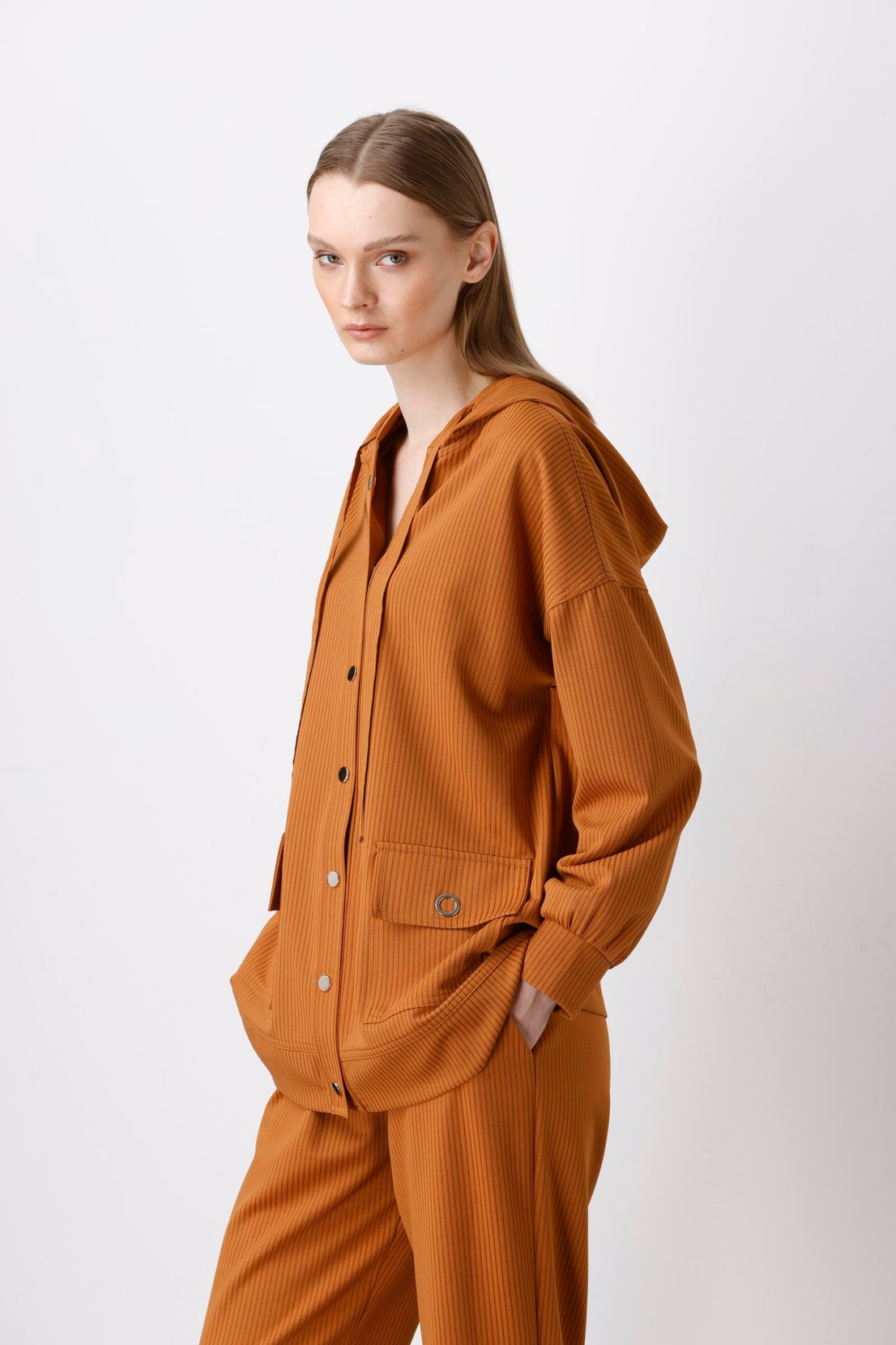 Kapüşonlu Örme Tunik TARÇIN