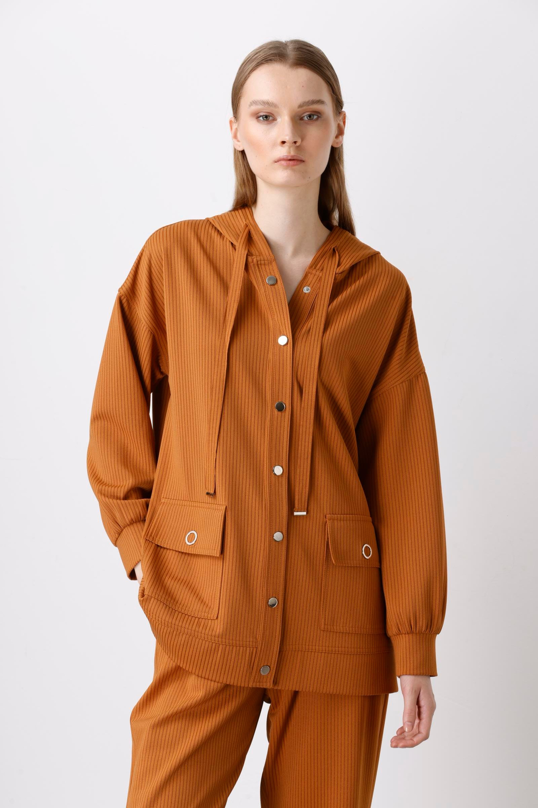 Kapüşonlu Örme Tunik TARÇIN