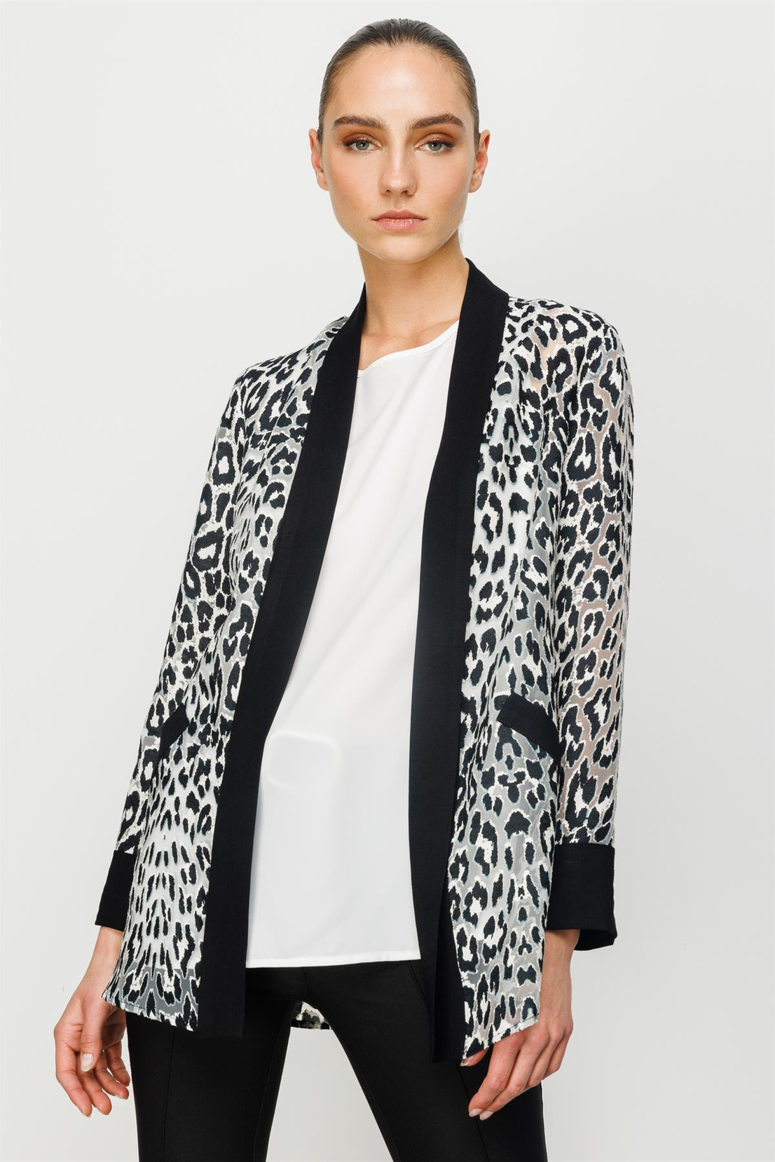 Leopar Desen İkili Tunik