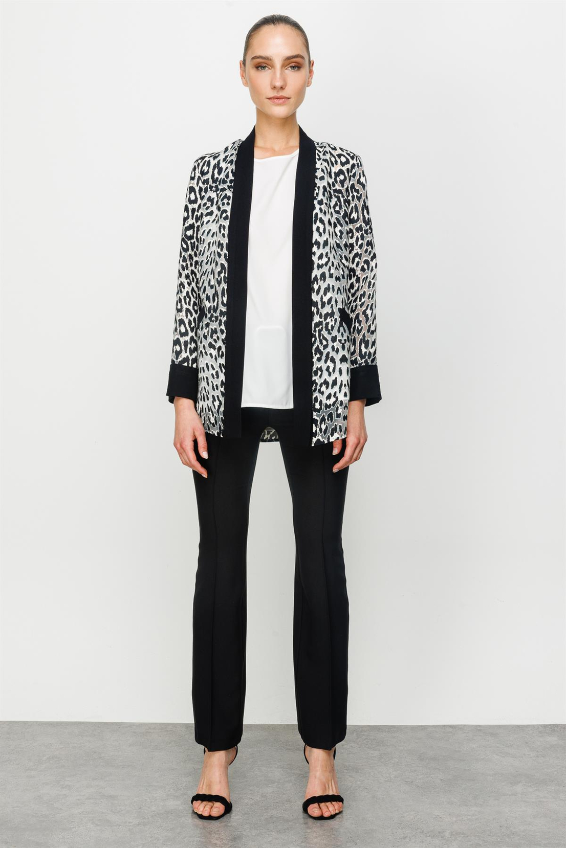 Leopar Desen İkili Tunik