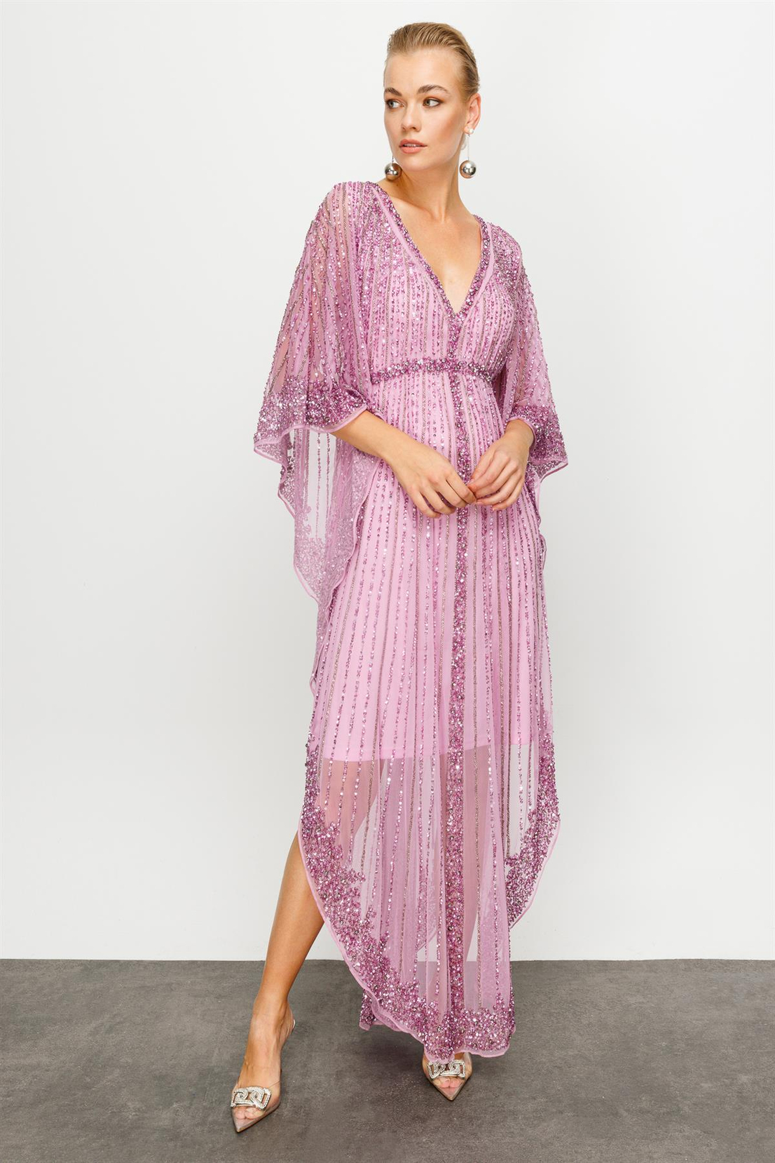 Payet Taşlı Panço Model Abiye