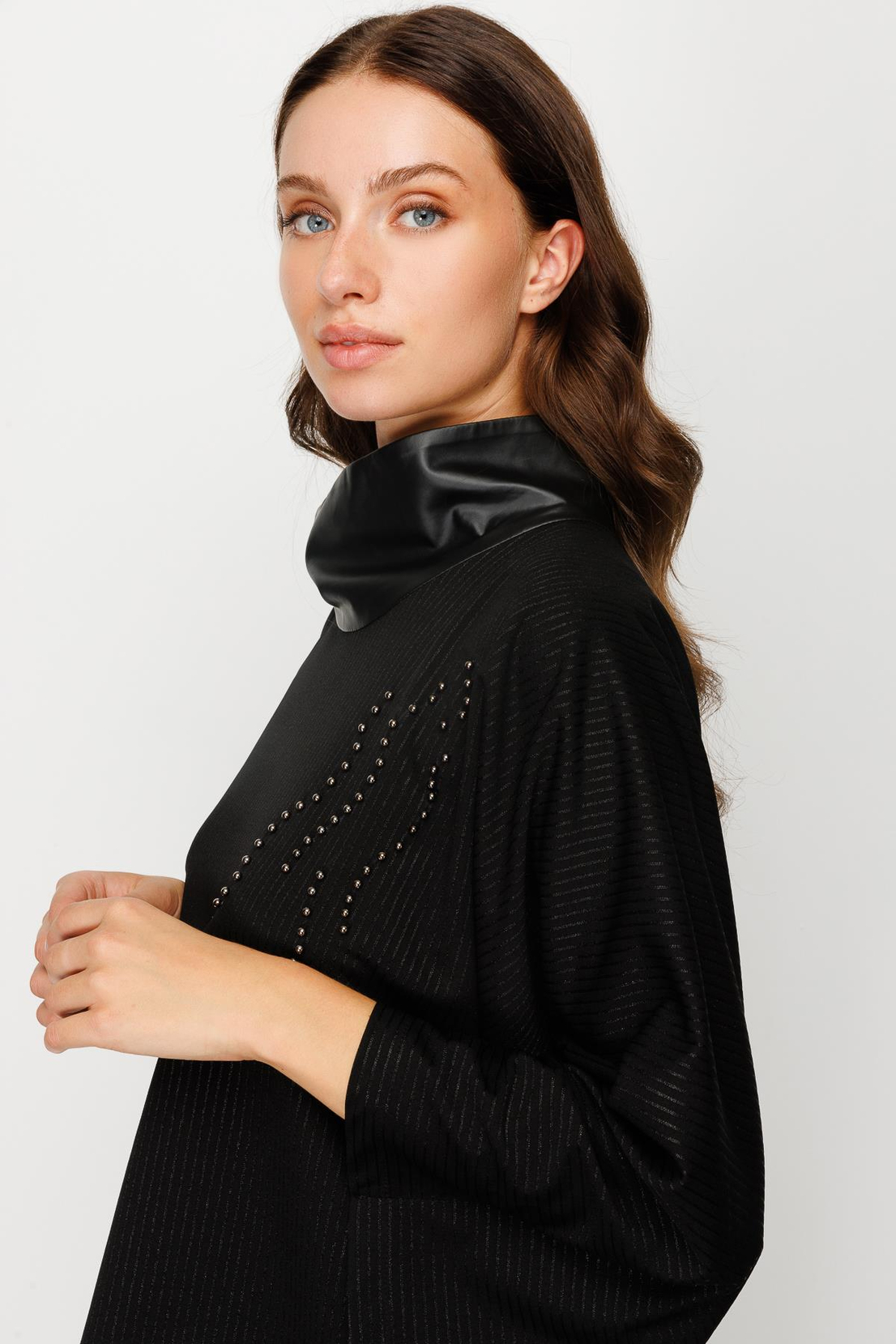 Siyah Örme Bluz