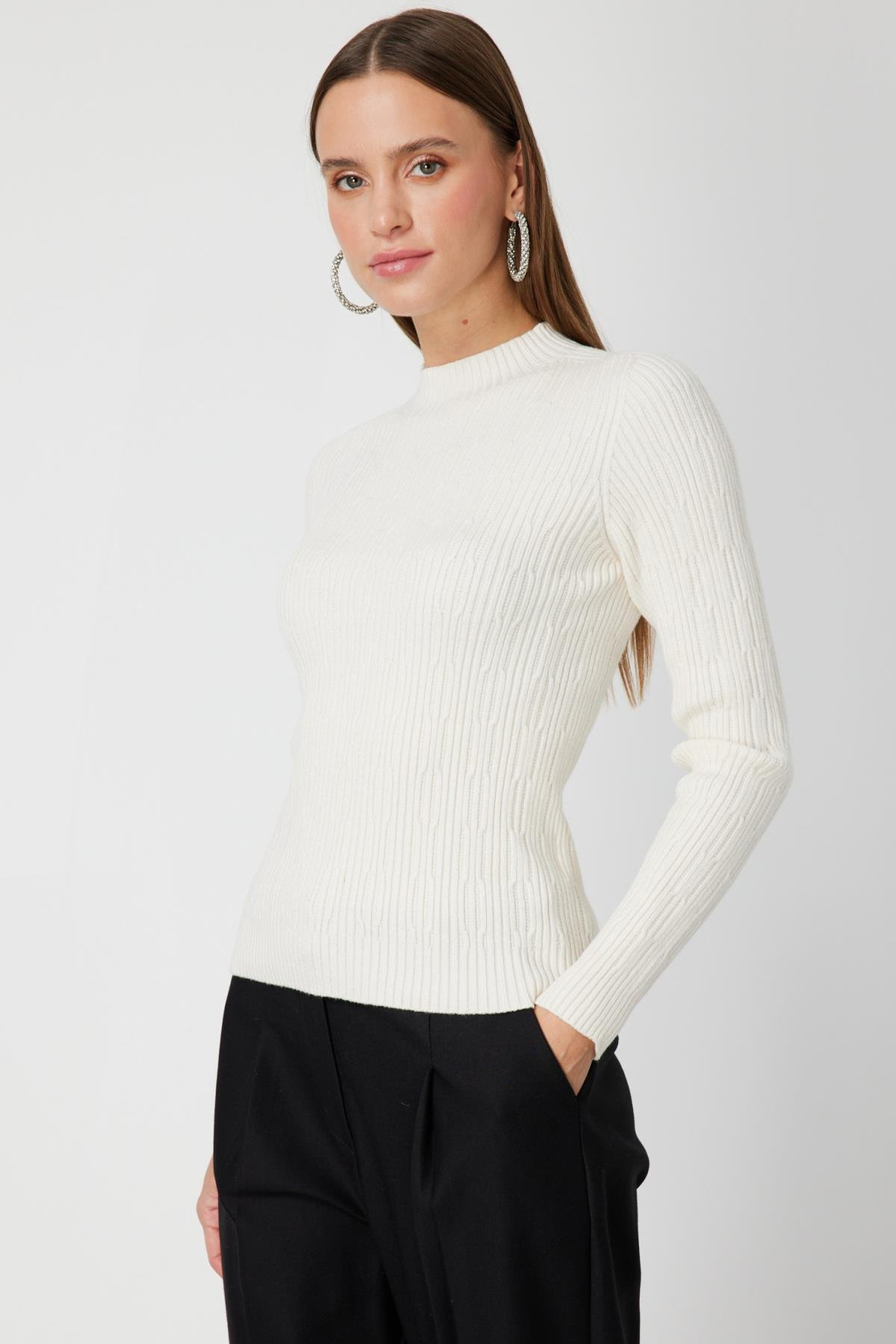 Yarım Balıkçı Dar Kazak EKRU