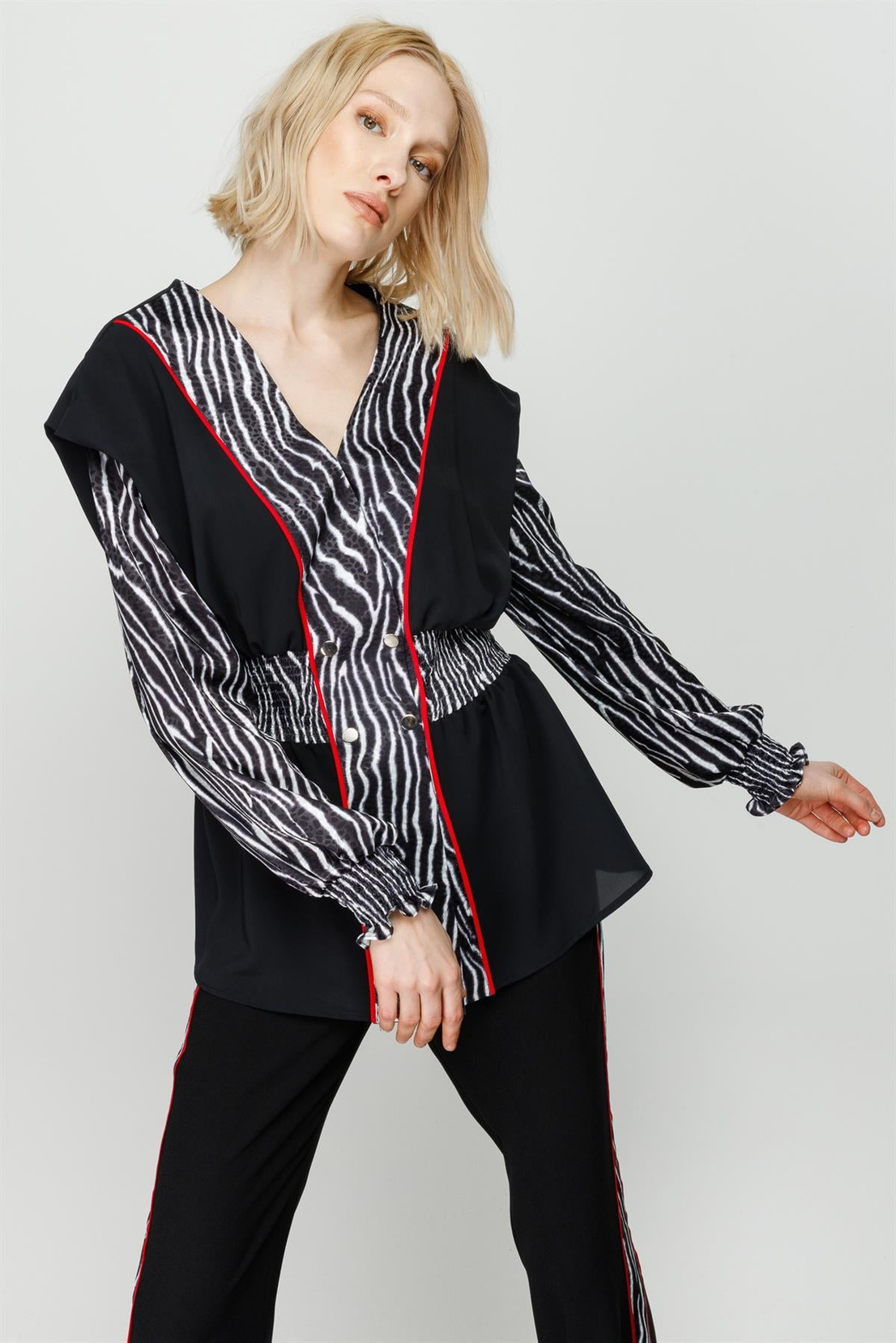 Zebra Desen Gömlek